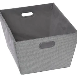 TRES GRANDE PANIERE DRESSING EVASEE EN POLYESTER AVEC DEUX P