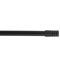 TRINGLE EXTENSIBLE BISTROT 85X135CM EMBOUT NOIR SATINE