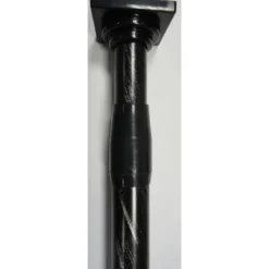 TRINGLE EXTENSIBLE ENTRE MURS D22 70 120CM NOIR ET ARGENT