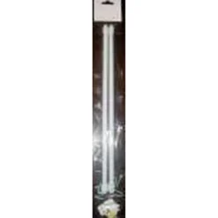 TRINGLE EXTENSIBLE OVALE 50 X 80 ET 4 SUPPORTS BLANC