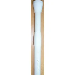 TRINGLE EXTENSI ENTRE MURS D22 70 120CM BLANC ET OR