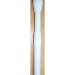 TRINGLE EXTENSI ENTRE MURS D22 135 250CM BLANC ET OR