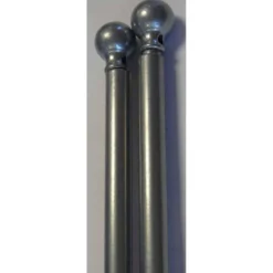 TRINGLE VITRAGE RONDE EXTENSIBLE D7 60 X 80 X 2 ARGENT