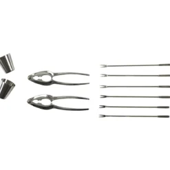 USTENSILE CRUSTACES X10 PIECES