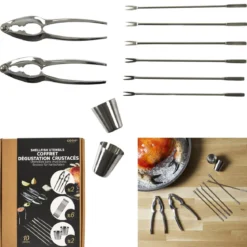 USTENSILE CRUSTACES X10 PIECES