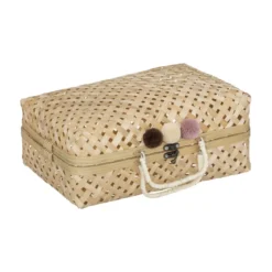 VALISE BAMBOU CAMPAGNE D.33X11X23CM