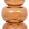 VASE BE VINTAGE VERRE AMBRE H.25CM
