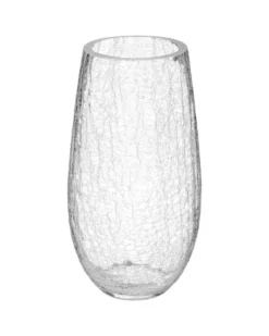 VASE BOMBE CRAQUELE D.14X27CM