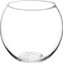 VASE BOULE TRANSPARENT D.19.5CM