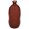 VASE BOUTEILLE ULY VERRE RECYCLE AMBRE H.73CM