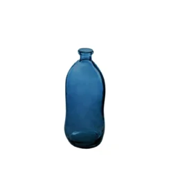 VASE BOUTEILLE VERRE RECYCLE ORAGE H.35CM