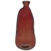VASE BOUTEILLE VERRE RECYCLE ULY AMBRE H.51CM