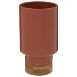 VASE CERAMIQUE BAMBOU COLLECTIONNEUR PECHE H.18CM