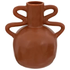 VASE CERAMIQUE OLME  CANNELLE H.20CM