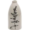 VASE CERAMIQUE ORNEMENT BRANCHE H.16CM