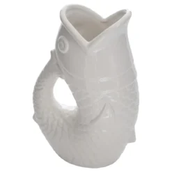VASE CERAMIQUE POISSON OCEANIA H.25CM
