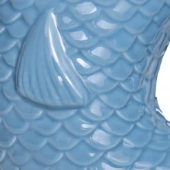 VASE CERAMIQUE POISSON OCEANIA H.25CM