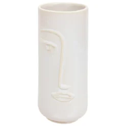 VASE CERAMIQUE REACTIVE VISAGE SOLEYA H.25CM