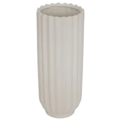 VASE CERAMIQUE STRIE FERNAN H.36.5CM