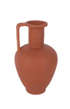 VASE CERAMIQUE TERRACOTTA D.16.5X16.5X28CM