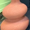VASE CERAMIQUE TOTEM EZIA TERRACOTTA H.23.5CM
