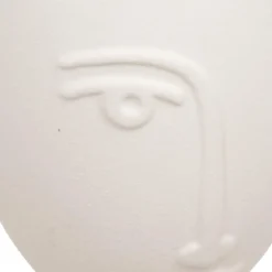 VASE CERAMIQUE VISAGE PAM H.19.8CM