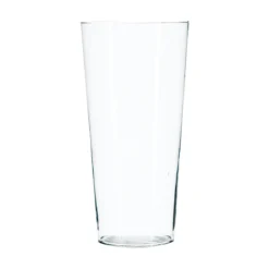 VASE CONIQUE TRANSPARENT H.30CM