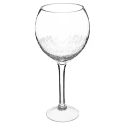 VASE CRAQUELE SUR PIED H.40CM