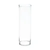 VASE CYLINDRE TRANSPARENT CLEAR H.50CM
