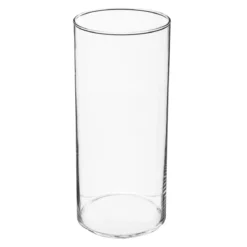 VASE CYLINDRE TRANSPARENT D.13X30CM
