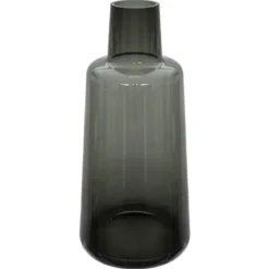 VASE EPAULE GRIS H.40CM