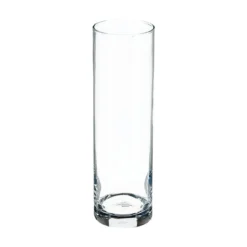 VASE FLORA CYLINDRE TRANSPARENT H.26CM