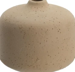 VASE H.7.5CM CREME DE SABLE MAT