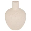 VASE MAGNESIE BOULE TED BLANC H.33CM