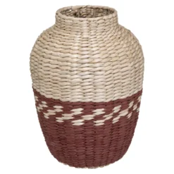 VASE NATUREL BICOLORE CARMEN D.25X32CM