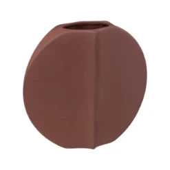 VASE PLAT TERRACOTTA ORIGINES H.20CM