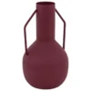 VASE SYLVAIN METAL RUBIS H.20CM