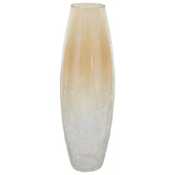 VASE VERRE CRAQUELE ALEXIS DORE H.39CM