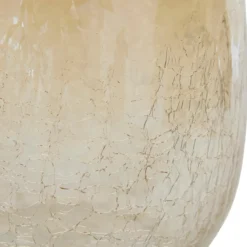 VASE VERRE CRAQUELE ALEXIS DORE H.25CM