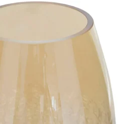 VASE VERRE CRAQUELE ALEXIS DORE H.25CM