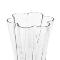 VASE VERRE FLEUR NOELI H.25.5CM