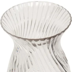 VASE VERRE MANEL TRANSPARENT H.29CM