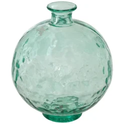 VASE VERRE RECYCLE KHEM D.25CM