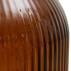 VASE VERRE RECYCLE LUZ AMBRE H.72CM