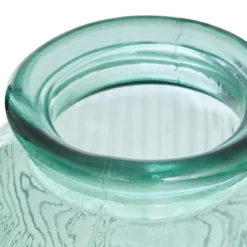 VASE VERRE RECYCLE LUZ VERT H.72CM