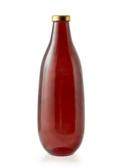 VASE VERRE SHANGHAI ROUGE 40CM