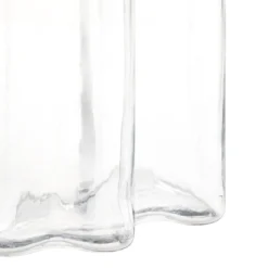 VASE VERRE VAGUE KADE TRANSPARENT H.25CM