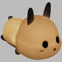 VEILLEUSE BATTERIE LAPIN H.11CM