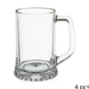 VERRE A BIERE X4 ANSE