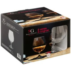 VERRE COGNAC CRISTALLIN X4 40CL